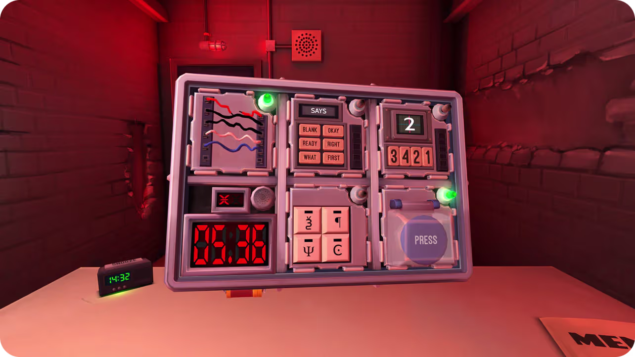 Image of game Keep Talking and no one explodes