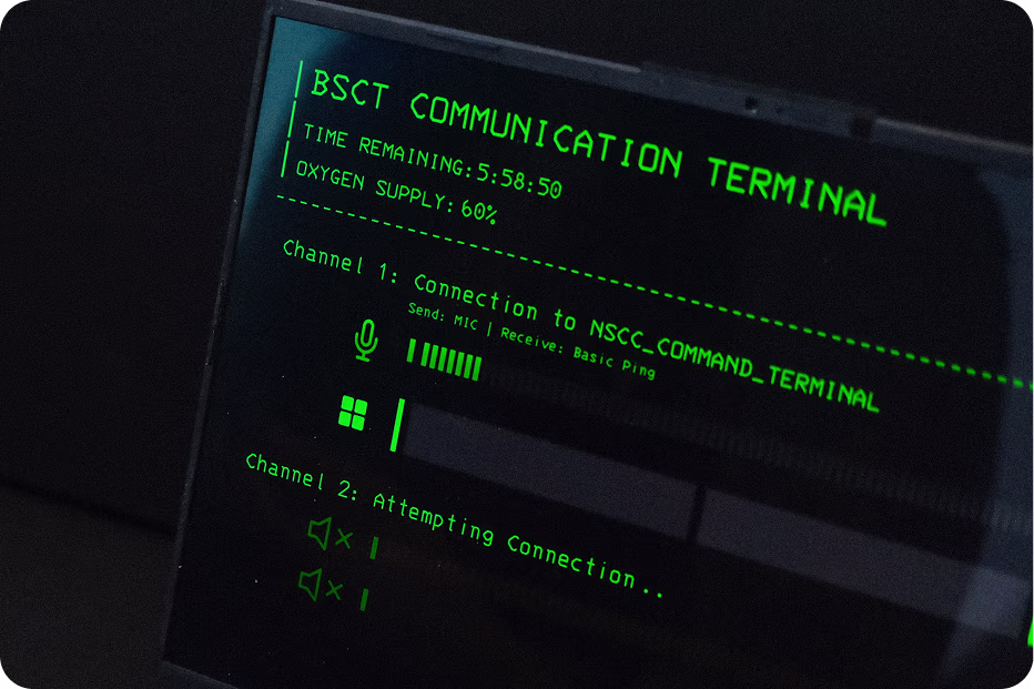 UI of the Mechanics console up close